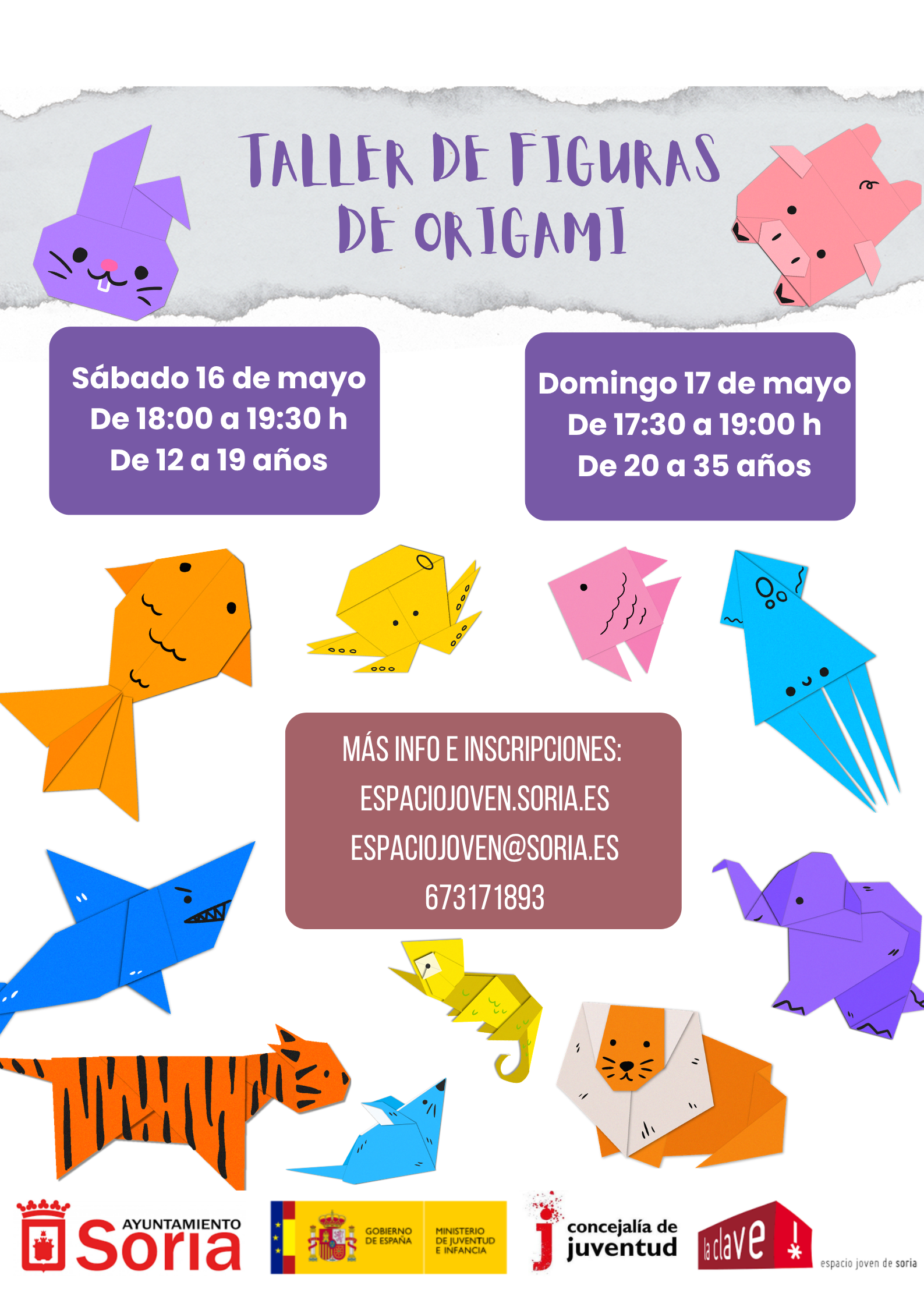 7-8.- TALLER DE FIGURAS DE ORIGAMI